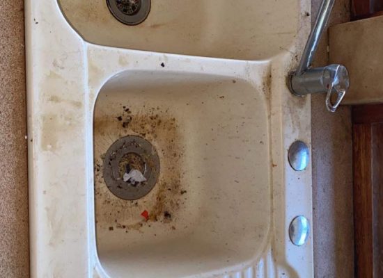 Dirty Sink Before Cleaning